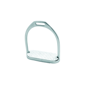 Estribos de seguridad estilo inglés, estribos para montar a caballo, estribos profesionales de acero inoxidable pulido de alta calidad. - Product Image 1