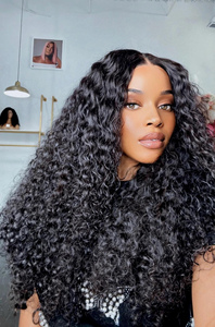 Prix le plus bas Top1 Super Luxueux Bouclés Pixie Doux Extensions de Cheveux Vietnamiens Cheveux Vierges Vendeur Sans Colle Full Lace Front Perruques - Product Image 2
