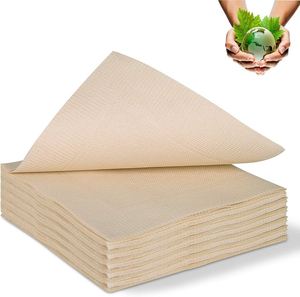 Biodegradable Bamboo Paper Napkins 3 Ply Hotel Disposable Paper Napkins High Quality Disposable Table Napkins Supplier - Product Image 4