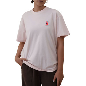 เสื้อยืดผู้หญิงทรงหลวม น้ำหนักเบา ระบายอากาศได้ดี ผ้าฝ้ายนุ่ม ใส่ได้ทุกฤดู สไตล์มินิมอล ทันสมัย คุณภาพพรีเมียมจาก Solid Trader - Product Image 1