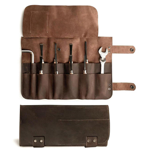 Offre spéciale sur un sac de rangement pour couteaux en cuir PU multi-usages de qualité supérieure, fourni par le premier fournisseur d'Inde. - Product Image 1