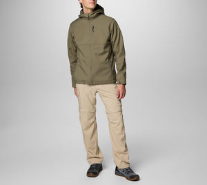 Veste softshell pour homme, résistante à l'eau, coupe-vent, respirante, pour la randonnée en plein air, le travail, durable, légère, chaude, coupe ajustée - Product Image 3