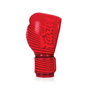 นวมชกมวย Fairtex รุ่น Red Lining หนังแท้แบบสั่งทำพิเศษ ปิดด้วยแถบตีนตุ๊กแก สำหรับฝึกซ้อมมวยไทยและ MMA - Product Image 6