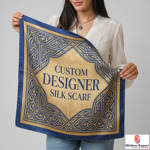 Trendy Fashion Custom Printed Silk Feel Square Hijab Scarf <b>Head</b> <b>Wrap</b> Shawl Private Label OEM ODM Textile Manufacturer Supplier - Product Image 2