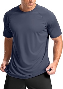 T-shirt à séchage rapide pour homme, anti-transpiration, manches courtes, performance, respirant, col rond, haut de sport - Product Image 2