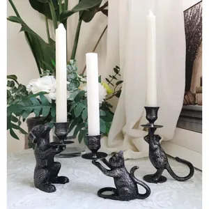 Ensemble de lanternes singe en fer forgé de luxe, fait main, design personnalisé, finition sur mesure, marque privée, vente en gros, pour mariage et maison - Product Image 3