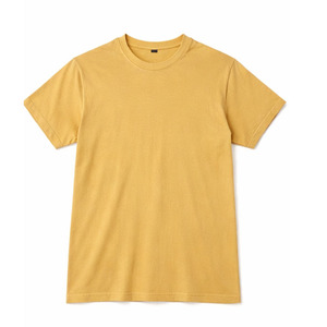 Solid Color Cotton T Shirt Custom Logo Printed 100% Cotton Quick Dry Breathable Solid Color Short Sleeve Regular Fit Jersey - Product Image 5