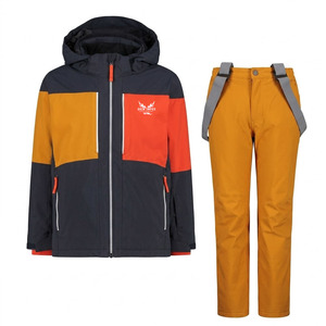 Nouvelle combinaison de ski unisexe légère à capuche pour l'hiver, respirante, imperméable 10 000 mm, isolation synthétique polyester/nylon - Product Image 1