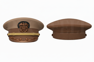 Hand Made Embroidered Peak Cap Classic Formal Uniform Style Premium Quality Outdoor <b>Hat</b> Custom Design Decoration <b>Hats</b> - Product Image 3