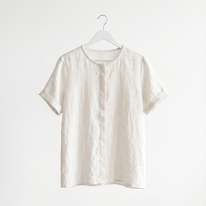 <b>White</b> Oversized Loose Fit <b>Long</b> <b>Sleeve</b> <b>Women's</b> <b>T</b>-<b>Shirt</b> Cotton Knitted O-Neck Blank <b>Shirt</b> Custom Logo Casual Wear 220g - Product Image 4