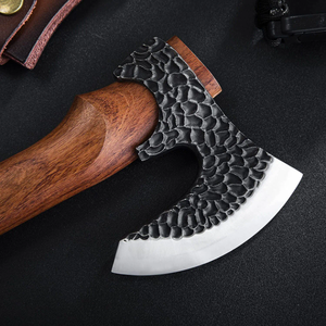 Hache Tomahawk artisanale en acier à haute teneur en carbone de Steel Craft International, manche en bois de frêne, longueur totale de 18 pouces, qualité industrielle - Product Image 2