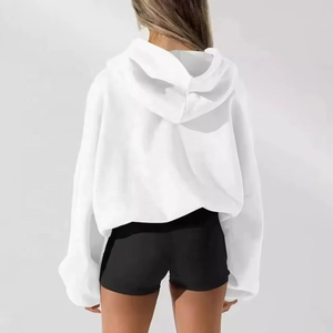 Sudadera con Capucha para Mujer, Personalizada con Estampado Tie Dye y Bordado, Manga Larga, Suave, Informal, Deportiva, Transpirable, Ecológica, Otoño 2025 - Product Image 5