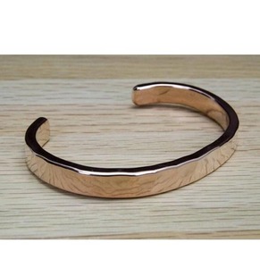Pulsera Ajustable de Cobre Puro Hecha a Mano, Brazalete Abierto Curativo, Joyería Minimalista para Hombres y Mujeres, Regalo - Product Image 2