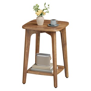 Mango Wood Minimalist <b>Square</b> <b>Side</b> <b>Table</b> Natural Finish Wholesale India - Product Image 1