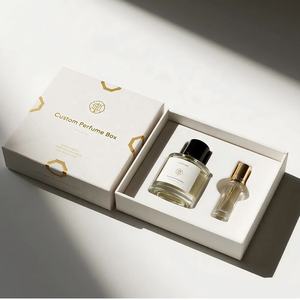 Custom <b>Magnetic</b> Flip <b>Gift</b> <b>Boxes</b> & Book-Shaped Perfume Packaging Holiday Cosmetic <b>Boxes</b> with Kraft Corrugated Four-Color Printing - Product Image 1