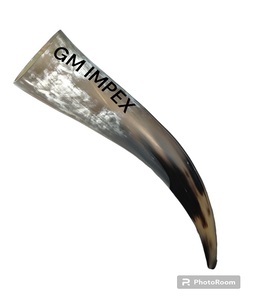 Polished Nautical Animal Eco-Friendly Buffalo <b>Drinking</b> <b>Horn</b> with Stand Best Quality From India - Product Image 4