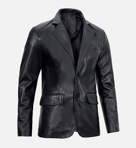 <b>Top</b> Trending Bulk Men <b>High</b> Street Stylish Stand Collar <b>Leather</b> Jacket Front Waterproof Windproof Outerwear Manufacturer Supply - Product Image 5