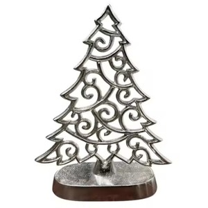 Elegant Metal <b>Christmas</b> <b>Tree</b> <b>Table</b> Accent Premium Winter Holiday Decoration Collection - Product Image 6
