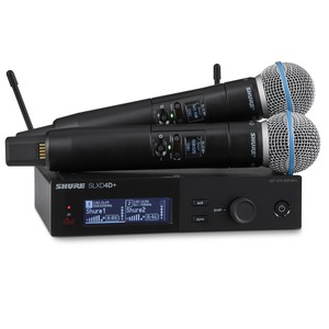 UHF Dual Channel Wireless <b>Microphone</b> System Noise Cancelling Handheld Mic Set for Stage Church KTV Speech - Product Image 1