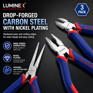 <b>Long</b> <b>Nose</b> Stainless Steel Lightweight Jewelry Making Pliers - Product Image 1