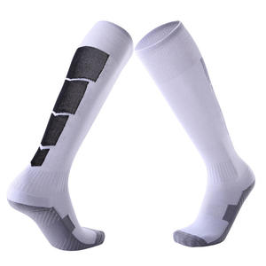 Calcetines de Fútbol Blancos hasta la Rodilla, Transpirables, de Spandex y Poliéster, para Adultos, para Entrenamiento de Fútbol, Uso en Verano - Product Image 2