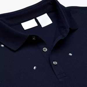 เสื้อโปโล OEM ระบายอากาศได้ดี เสื้อโปโลชายรุ่นใหม่ เสื้อโปโลชายสำหรับใส่หน้าร้อน - Product Image 4