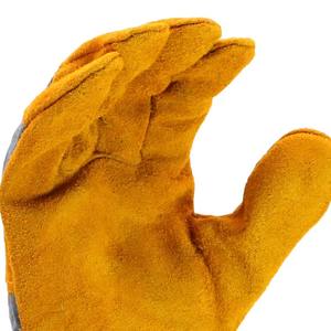 Gants de travail professionnels en cuir de vachette de qualité supérieure, résistants à la chaleur, pour le jardinage, la menuiserie et la sécurité. - Product Image 6