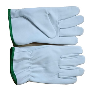 Wholesale High-Durable Men's Premium Goat Leather Driving Gloves Heavy Duty Safety Gloves Driver Leather Gloves From Pakistan