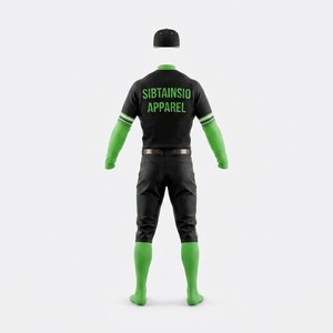 Conjuntos de Uniformes de Béisbol OME Service, Uniformes de Softbol de Color Sólido, Kits Completos, Paquete de Uniformes de Béisbol para Clubes, Talla Adulto - Product Image 3