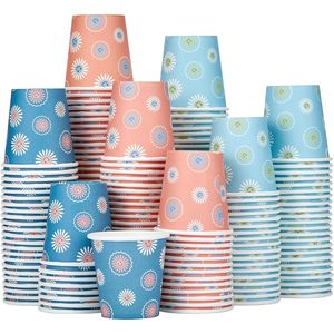 Confezione da 300 bicchieri di carta usa e getta da 3 oz, piccoli bicchieri per collutorio, per bevande calde/fredde, mini bicchieri da bagno, confezione B - Product Image 1