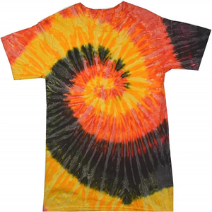 T-shirt en tricot à manches courtes pour homme, col rond, coupe classique, motif tie-dye - Product Image 6