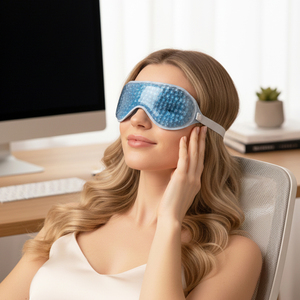 Máscara de Gel Frío para Terapia del Sueño y Alivio de Migrañas, Máscara de Ojos de Seda Fría para Ojos Hinchados, Presión Sinusal, Estrés y Alivio del Dolor de Cabeza - Product Image 1
