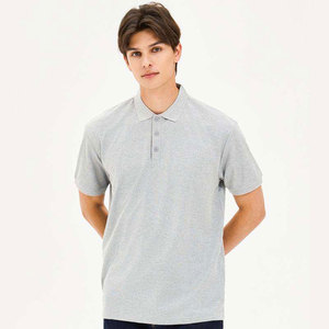 Camiseta de Golf Personalizada al por Mayor, 100% Algodón, Color Sólido, con Logotipo Personalizado y Tela Transpirable - Product Image 4