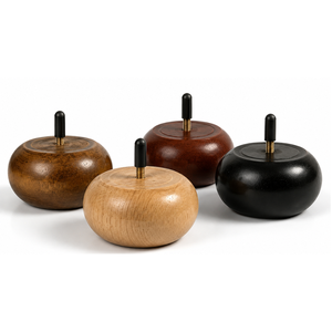 Pieds de meubles en bois de luxe modernes et coniques, pieds de remplacement pour canapé, ottoman et sièges rembourrés, pieds en bois massif - Product Image 1