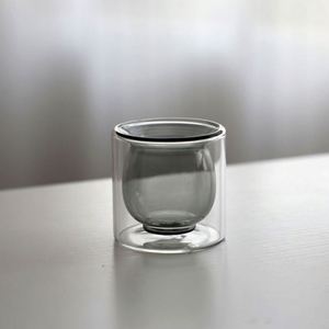 High Borosilicate Double-Wall Glass Coffee <b>Cup</b> Colorful <b>Espresso</b> <b>Cup</b> Insulated Coffee To-Go Mug - Product Image 5