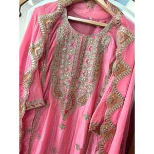 Beautiful <b>Party</b> <b>Jumpsuit</b> with Top Bottom and Fancy Dupatta for Special Occasions - Product Image 6