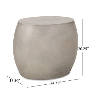 Lightweight <b>Outdoor</b> Concrete <b>Side</b> <b>Table</b> for <b>Outdoor</b> Living - Product Image 4