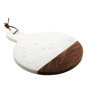 Tabla de cortar decorativa de mármol, adecuada para platos de queso y bandejas de servir - Product Image 1