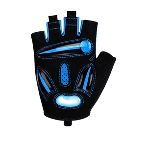 Custom <b>Half</b> Finger Bike Gloves Padded Anti <b>Slip</b> Breathable Cycling Sports Gloves OEM ODM Wholesale - Product Image 2