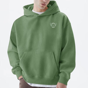 Sudadera con capucha extragrande de mezcla de algodón de alta calidad para hombre, cómoda y de ajuste relajado, con bolsillo y costuras duraderas. - Product Image 1