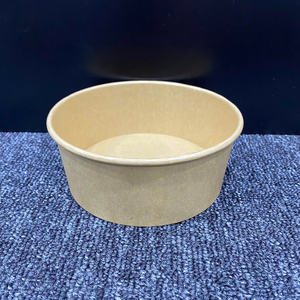 Bol en papier kraft jetable 24oz avec couvercle pour emballage alimentaire à emporter, tendance 2026, fabriqué au Vietnam - Product Image 2