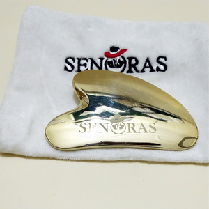 Herramienta Facial y Corporal Profesional Kansa Gua Sha para Mujeres |   Masajeador Natural Antienvejecimiento Reafirmante de la Piel |   OEM y Marca Privada - Product Image 2