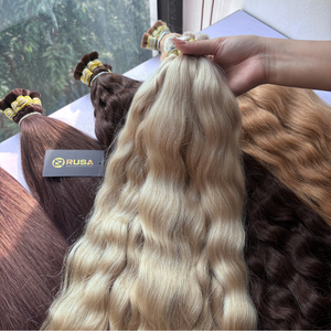 Extensiones de Cabello Ondulado Vietnamita al por Mayor PLA01, Textura y Longitud del Cabello en Color, de 10 a 34 Pulgadas, Alta Calidad de Fábrica - Product Image 2