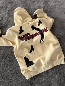 Wholesale High-Quality ODM/OEM Custom Factory Distressed Wash Hoodies with Letter Logo One-Stop Service <b>for</b> Brands - Product Image 4