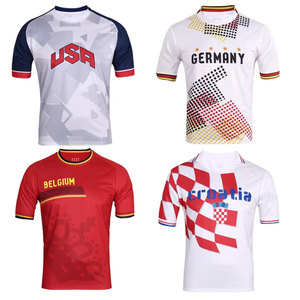 Camiseta de Fútbol Personalizada con Sublimación, Ropa Deportiva al por Mayor, Uniforme de Equipo Transpirable para Hombres, Mujeres y Jóvenes - Product Image 2