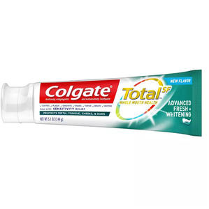Pasta de dientes Colgate Total Advanced para un cuidado bucal completo con protección antibacteriana, en formato grande. - Product Image 5