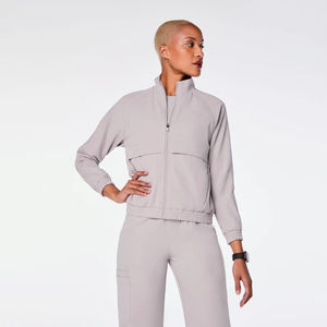 Uniformes Médicos de Verano e Invierno, Chaqueta Clásica de Manga Larga Personalizada, Uniforme de Enfermera, Chaquetas Médicas, Uniforme de Laboratorio para Mujer - Product Image 4