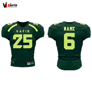 Jersey de Fútbol Americano con Diseño de Modelo Nuevo, Impresión Digital, Transpirable, de Secado Rápido, Antibacterial, con Logotipo Personalizado, Profesional - Product Image 6
