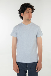 Camiseta Blanca de Manga Corta para Hombre, Estilo Casual, Corte Regular, 100% Algodón, Cuello Redondo, Color Sólido, Tallas Grandes, Alta Calidad, OEM 2026 - Product Image 6