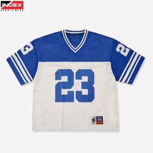 Maillot de football respirant en maille pour club, tissu léger, nom d'équipe personnalisé, logo avant, tenue sportive pour équipe - Product Image 1